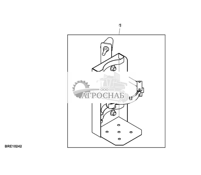 Оборудование, кронштейн огнетушителя (для Северной Америки, Австралии и Новой Зеландии) - ST825583 1001.jpg
